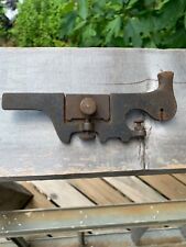 UNCOMMON 1885 CROSS CUT SAW SHARPENING RAKER GAUGE swage hammer spider picture
