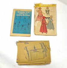 Simplicity 9136 Vintage Girls Puritan Centennial Costume Sewing Pattern Size 4 picture