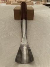 Home Forged # 11 /  32mm Socket Carving Gouge New Condition Sharp Fishtail Spoon picture