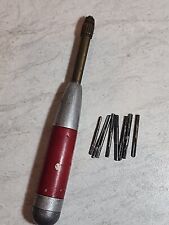 Vintage Millers Falls No. 100 Push Drill With All 8 Bits picture