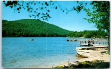 View of Shore Line Agua, Vista, showing Bear Mountain & Bathing Beach - New York picture