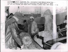 1962 Press Photo Gavelston Texas Independent Dock workers - nea61351 picture