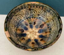 Small Glazed Pottery Bowl Cup Made in Uzbekistan  picture