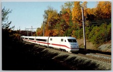 Amtrak ICE Train Bowie MD 1993 Northeast Corridor Postcard picture