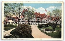 1918 AUGUSTA GEORGIA HOTEL BON AIR STREET VIEW EARLY POSTCARD P4889 picture