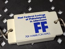 Vintage First Federal Savings Plastic Key Separator Keychain picture