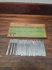 G99- Antique Stanley No. 55 Combination Plane Cutters Box # 4 picture