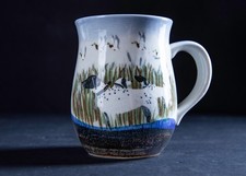 VTG Otagiri Country Duck Hunting Shorthair Pointer Dogs Pottery Mug picture