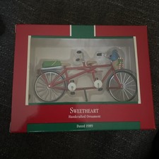 Hallmark Keepsake 1989 Sweetheart 2 Seated Bicycle  picture