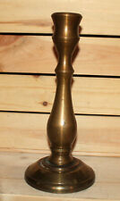 Vintage hand made heavy solid bronze candlestick picture