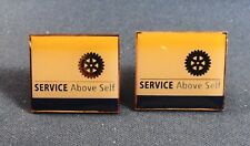 TWO LAPEL PINs: Rotary International:   SERVICE ABOVE SELF picture