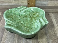 Vintage  Large Green/White Ashtray In The 60’s To 70’s picture