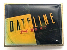 Dateline NBC News Television Show Program Pin Logo Vintage Media Collectible picture