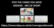 OGDENS - ABC OF SPORT - PICK THE CARDS YOU NEED picture