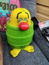 Vintage New York Vinyl Bank 1971 Kilroy PeekA Boo Barrel Rare  picture