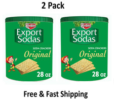Keebler Export Sodas Original Soda Crackers, Soup Crackers, 28 oz ( Pack of 2) picture