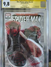 Miles Morales Spider-Man #29 CGC 9.8 SS Mike Mayhew Signed Sneaker Trade Variant picture