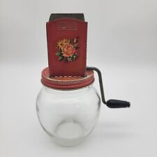 Vintage Hazel Atlas Glass Hand Nut Grinder #5935 Cottagecore Witchy Herb Coffee picture