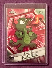 2026 Topps Chrome VeeFriends DRIVEN DRAGON Red Refractor Bookend 5/5 SSP picture