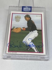 Topps Archives Signature Series 2020 Benito Santiago Auto /42 Padres 1988 Topps picture