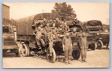 WA1/ Lansing Michigan State University RPPC Postcard c10 Army School Truck 69 picture