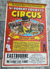 Authentic 1978 ROBERT FOSSETT'S CIRCUS EASTBOURNE UK POSTER 20