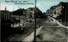 Hillsdale Michigan The Point 1890 Photoette Main Street View Storefronts picture