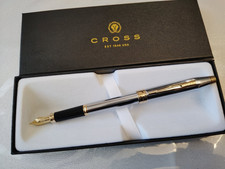 RARE 1999 CROSS CENTURY III MEDALIST 23KT GOLD FOUNTAIN PEN NEW CHRISTMAS GIFT picture