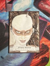2025 TOPPS STAR WARS MASTERWORK AURRA SING SKETCH BY LILY Z MERCADO picture