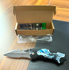 RARE NOS | CRKT 1141 Elishewitz Scarab Combo Edge w/ Box NEVER USED Discontinued picture