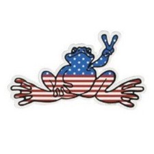 Peace Frogs 23003 - Peace Frogs American Sticker - 3