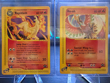 Pokemon TCG 2002 Black Star Promo Ho-oh 52 and Rapidash 51 Expedition E-Reader picture