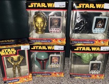 STAR WARS 2 PIECE HOLIDAY ORNAMENT SET 4 SETS Plus 1 Extra Ornament…New picture
