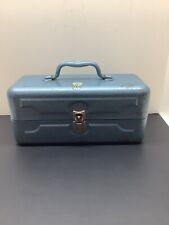 Vintage My Buddy Blue 252 Metal 2 Tray Tool Box Full Of Upholstery Tools picture