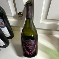 EMPTY BOTTLE 2004 Dom Perignon Rose Luminous Light Up Champagne 750ml picture