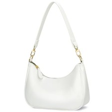 KKXIU Shoulder Bag for Women Cute Hobo Purses and Handbags Retro Clutch White picture