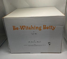 Rare Danbury Mint Halloween BETTY BOOP Pudgy BE-WITCHING Witch BROOM RIDE 18