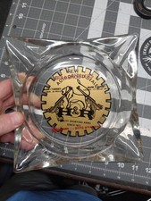 EXTREMELY RARE Advertising Ashtray. Bullshooters Crosman Dealer. picture