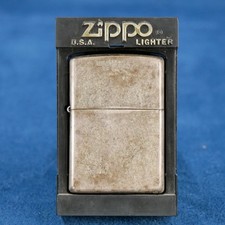 Vintage 2001 Antique Silver Plate Zippo Lighter picture