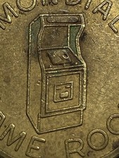 MONDIAL GAME ROOM TOKEN - MDI - VINTAGE VIDEO GAME ARCADE AMUSEMENT TOKEN #pp1 picture