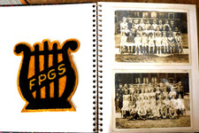 Album Franklin Park IL 1930s-40s Grade School Class Photos PLUS Chenille Letter picture