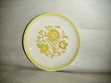 7 CAVALIER IRONSTONE JUBILEE BREAD PLATES ROYAL CHINA USA YELLOW TRIM 6-1/4