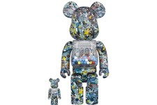 Medicom Toy Bearbrick MY FIRST BABY x JACKSON POLLOCK STUDIO 100% 400% Be@rbrick picture
