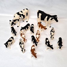 ERTL Toy Cow & Calf Lot (15) Dyersville Iowa Farm Animals 1/64 & 1/32 Vintage picture