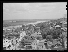 Photo:Vicksburg Mississippi 1940 Mississippi River Rainstorm View picture