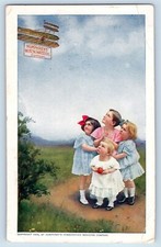 Advertising Postcard Humphrey's Witch Hazel Oil Compound Children c1910's Posted picture