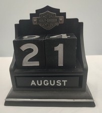 Harley Davidson Perpetual Calendar Hallmark 2003 Desk Office picture