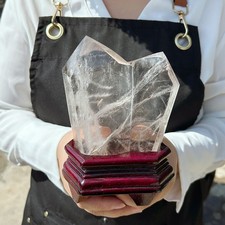 1.78LB Natural Smoky Quartz Obelisk Crystal Double Point Healing G8119 picture