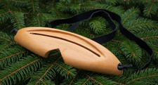 Inuit Wooden Snow Goggles, Eskimo Wood Art, Unique Rustic Alaskan Reproduction  picture
