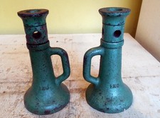 2 Vintage  1 X 6  Screw Jack House Barn Building RR Jack picture